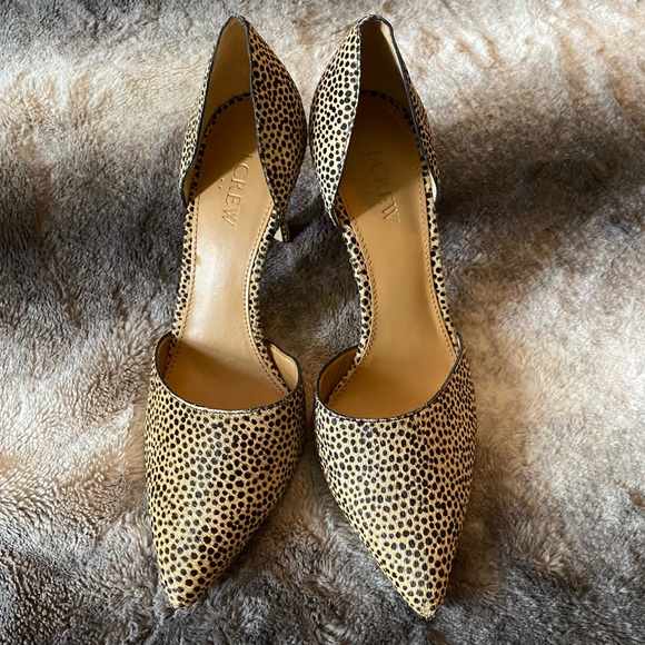 J. Crew Factory Lana leopard Calf Hair Pumps - Picture 3 of 7